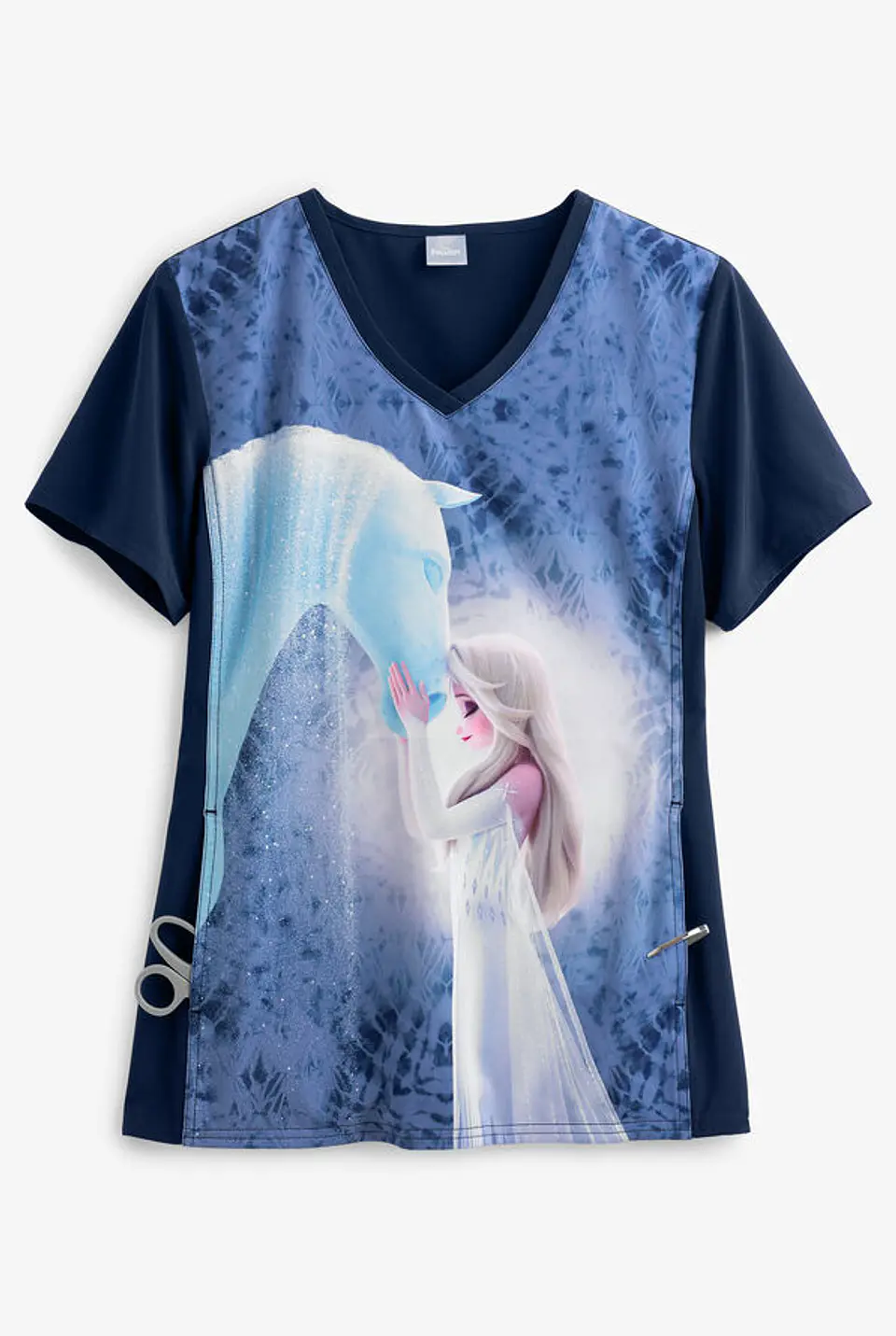 Top clínico estampado Disney Elsa the Snow Queen 1
