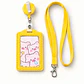 Lanyard con portacredencial y broche retráctil - Miniatura 2