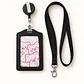 Lanyard con portacredencial y broche retráctil - Miniatura 6