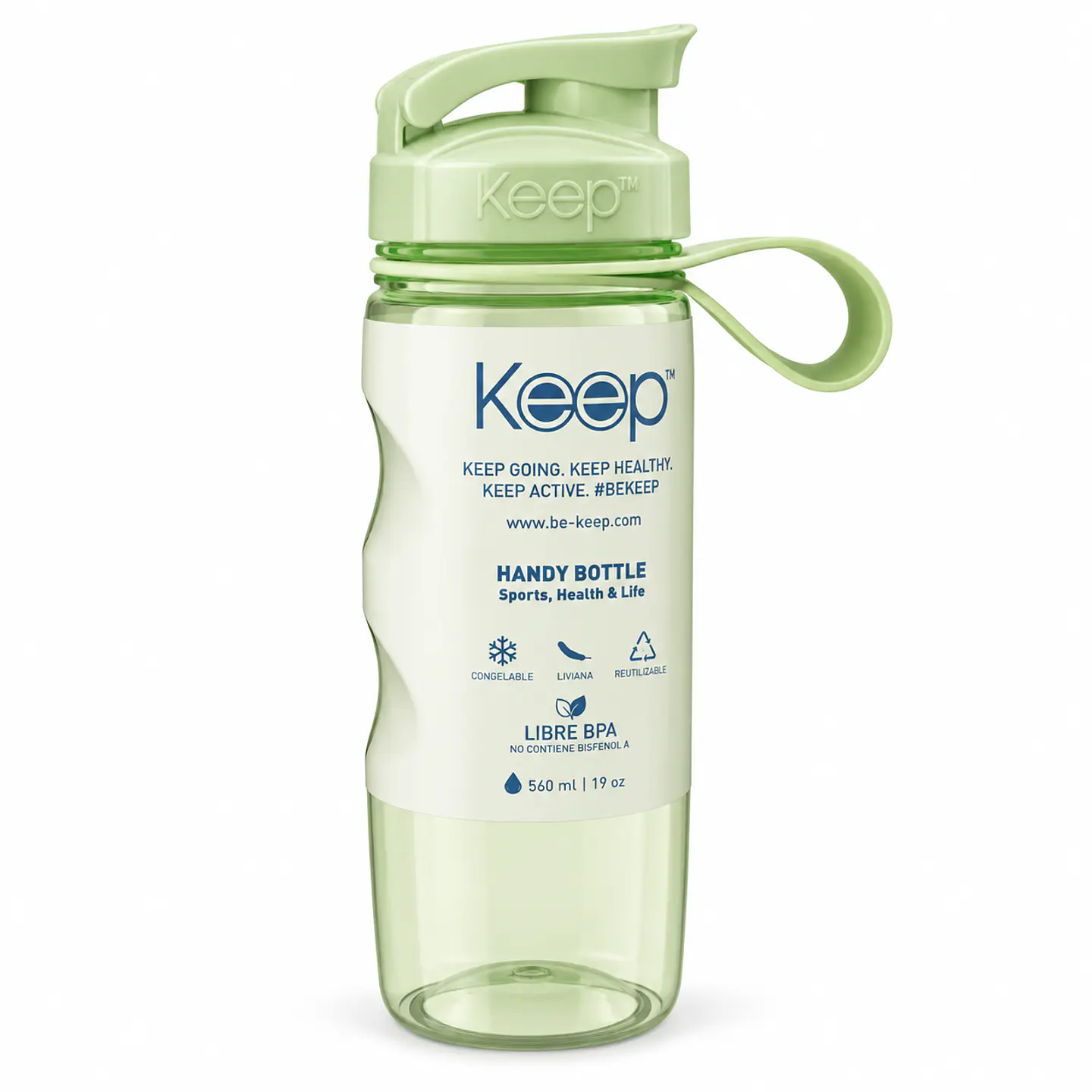 Botella Keep Handy 560 ml Verde Claro 1