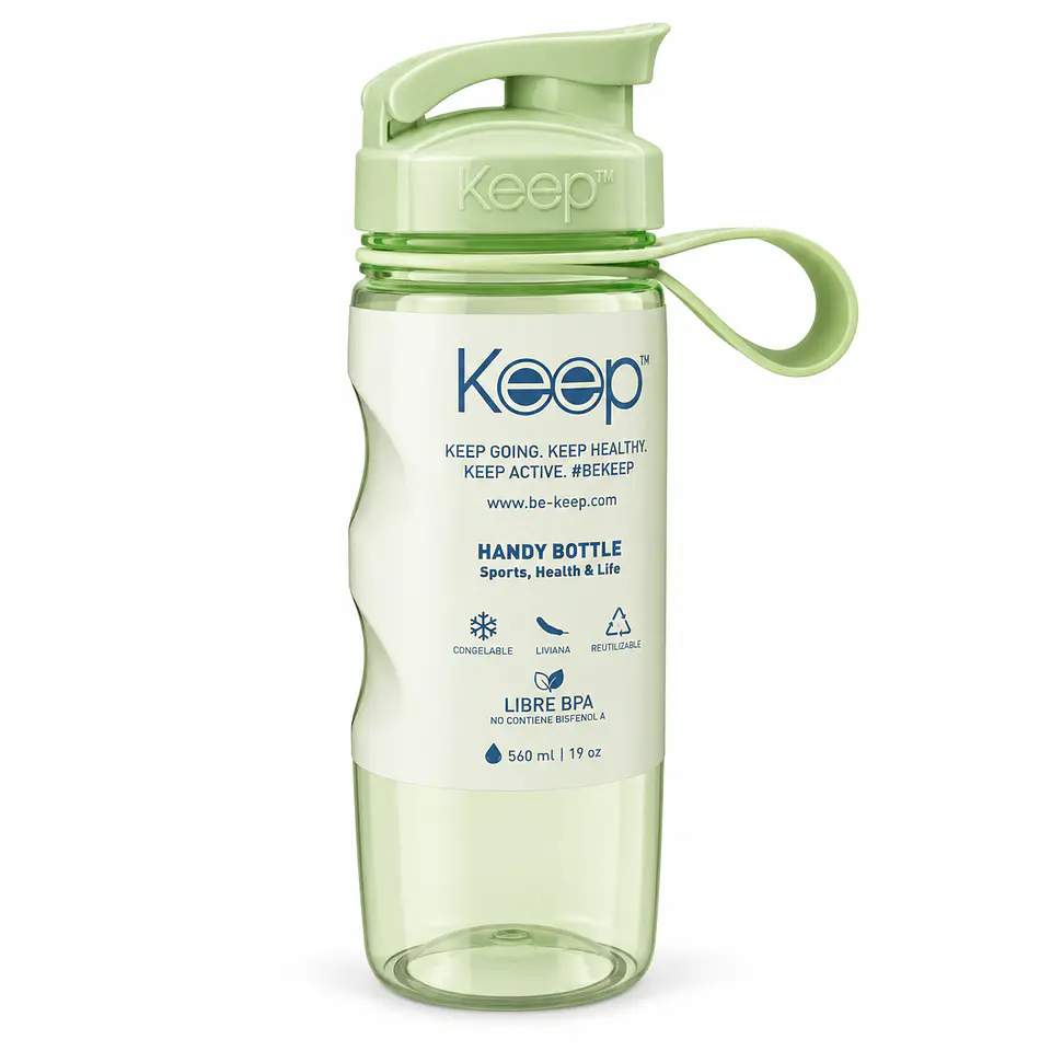 Botella Keep Handy 560 ml Verde Claro 1