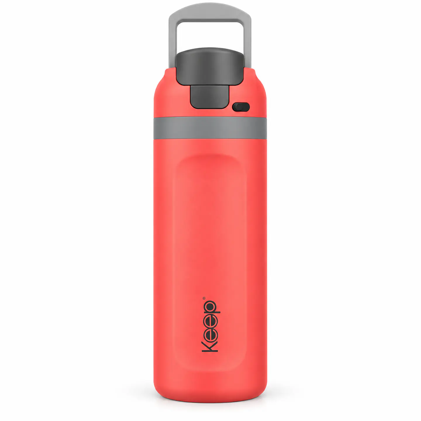 Botella Keep Coral con asa y bombilla 1
