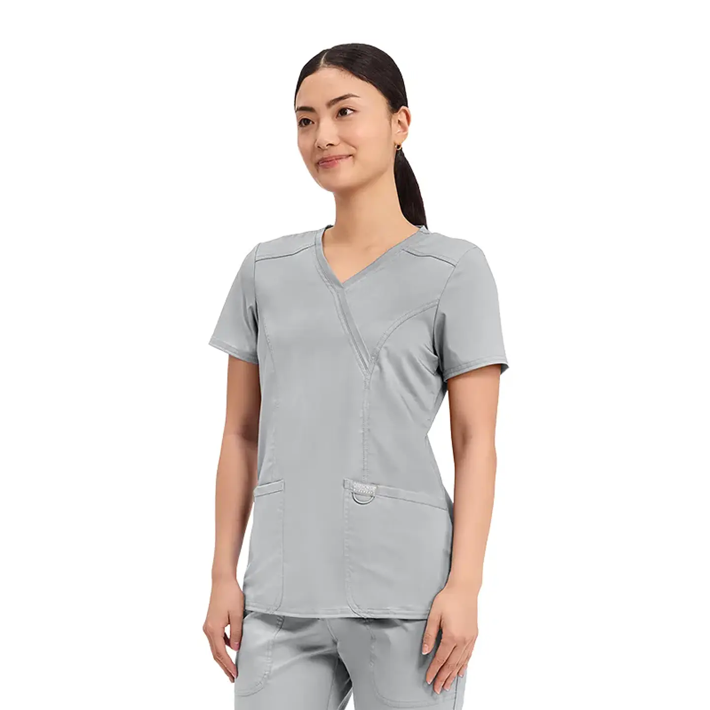 Pechera Clínica Mujer Gris Cherokee 2