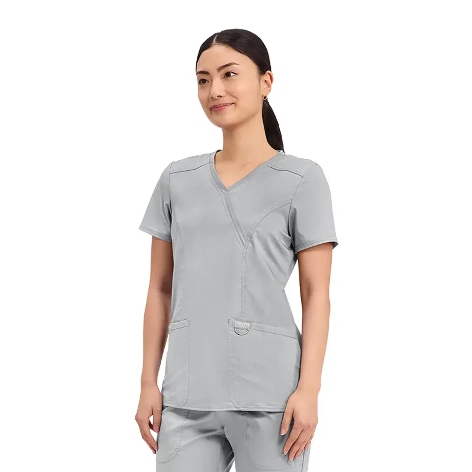 Pechera Clínica Mujer Gris Cherokee 2