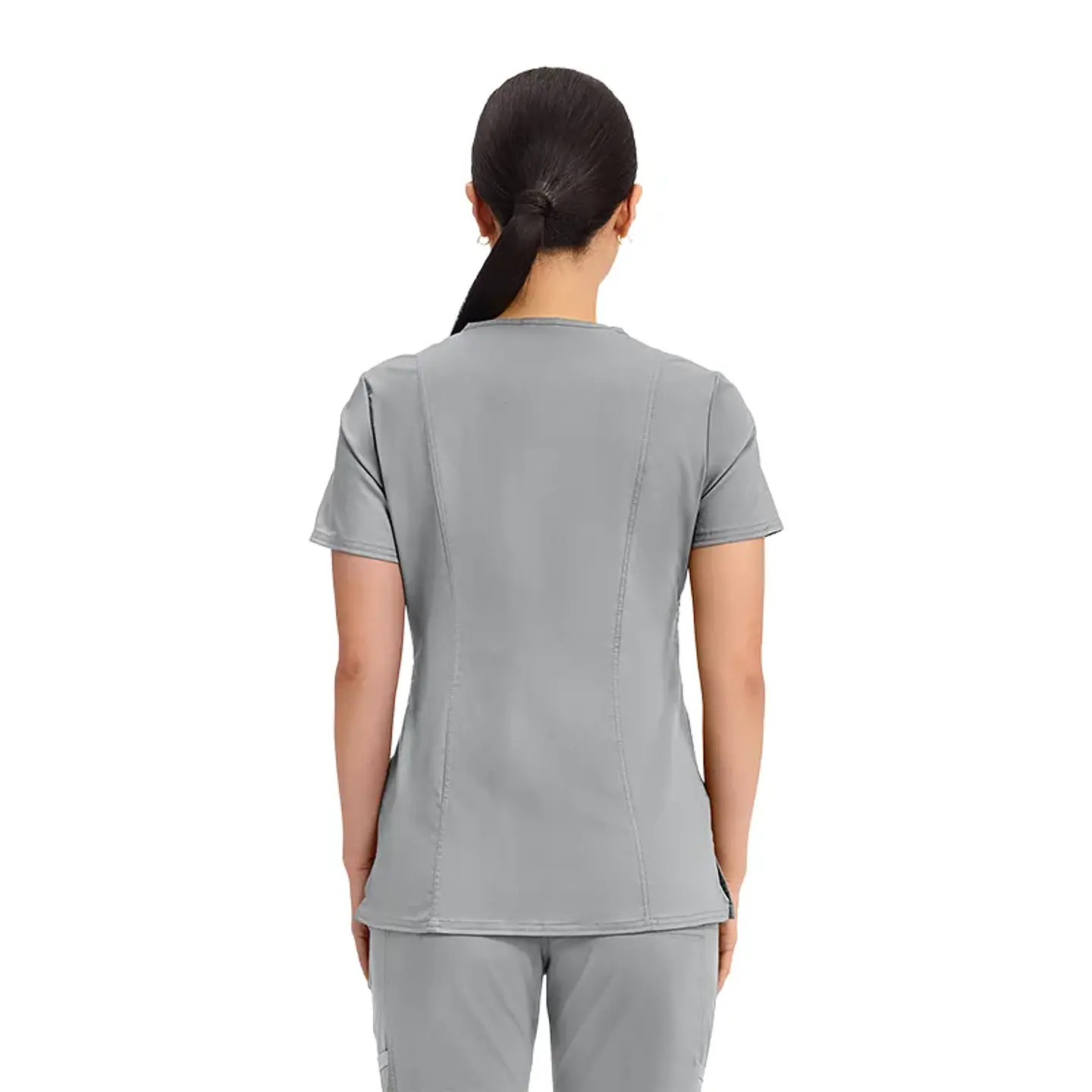 Pechera Clínica Mujer Gris Cherokee 3