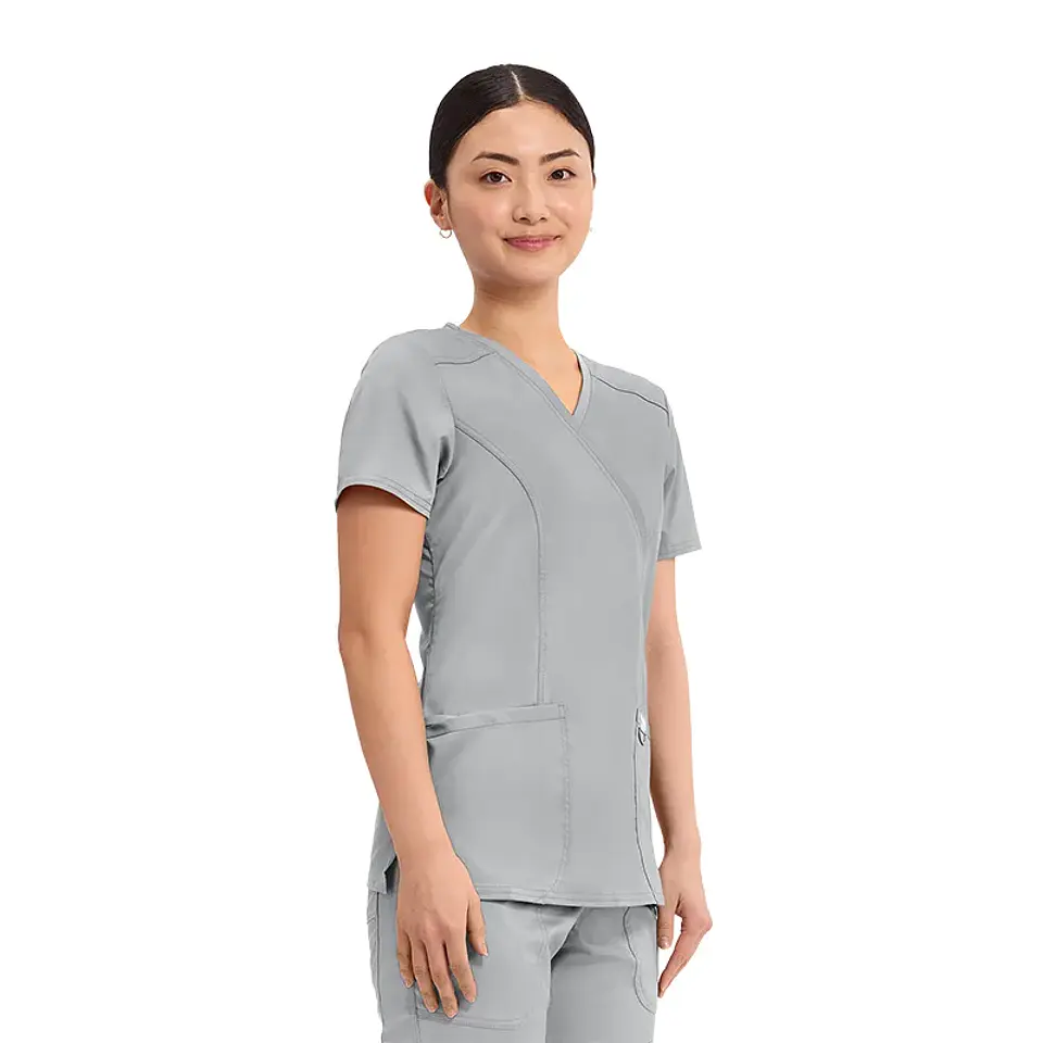 Pechera Clínica Mujer Gris Cherokee 4