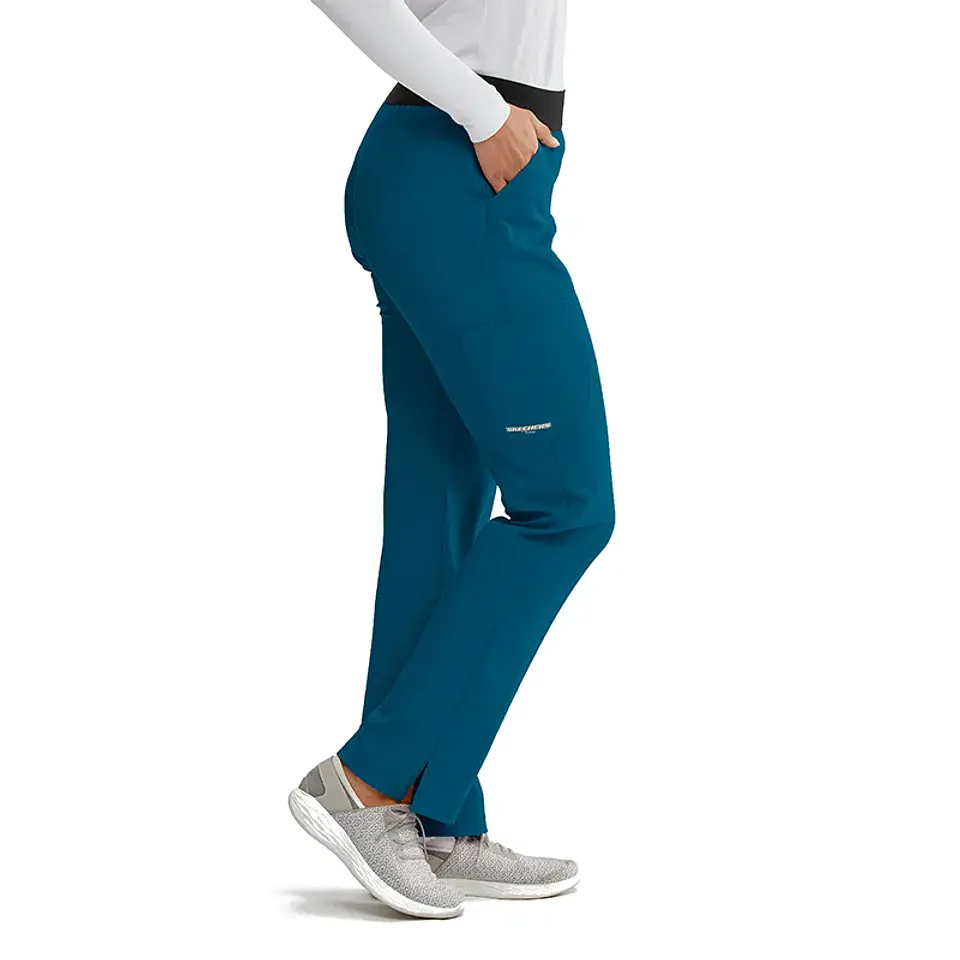 Pantalón Clínico Mujer Caribbean Blue Skechers 1