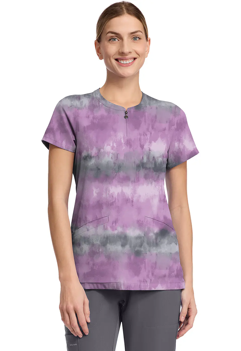 Pechera Clínica Mujer Estampada healing hands 1