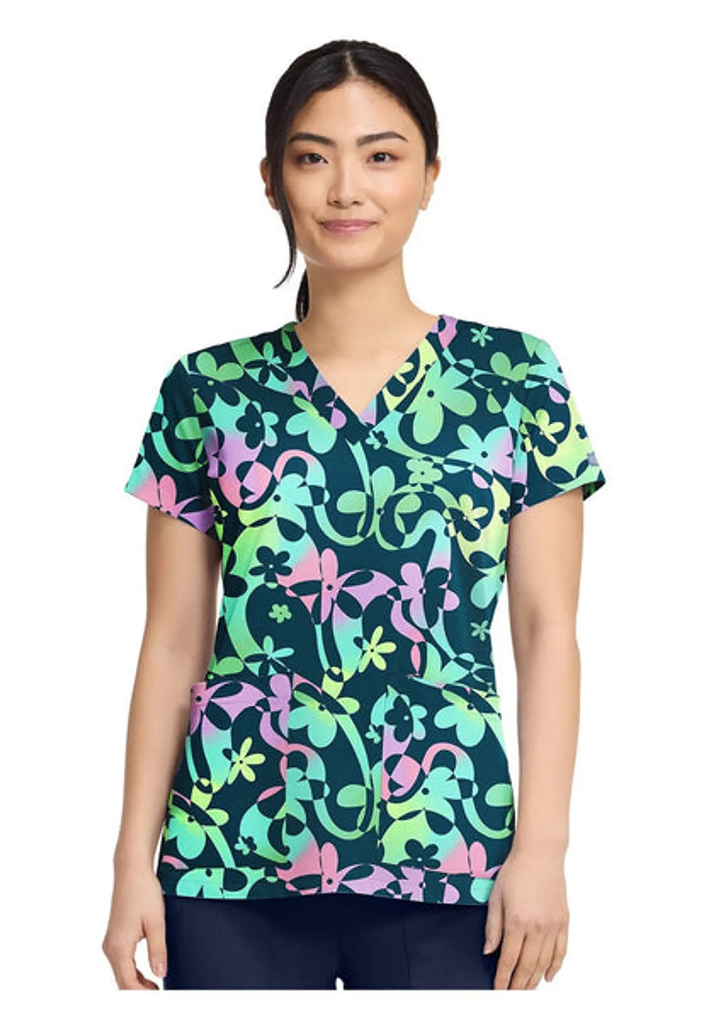 Pechera Clínica Mujer Estampada MedCouture 1