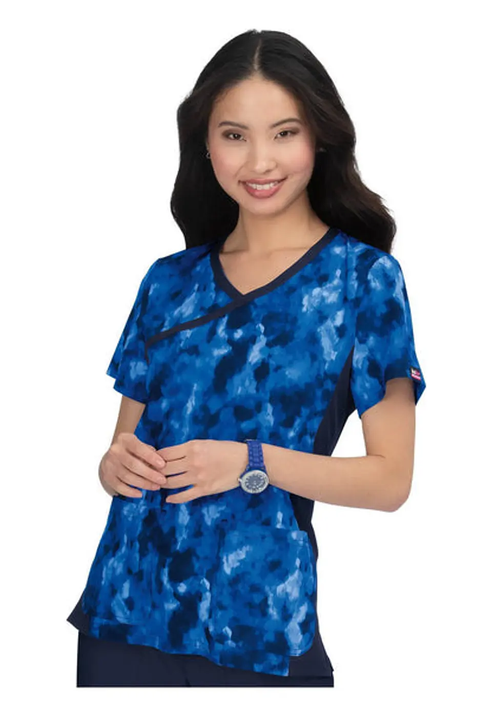 Pechera Clínica Mujer Estampada Koi 1