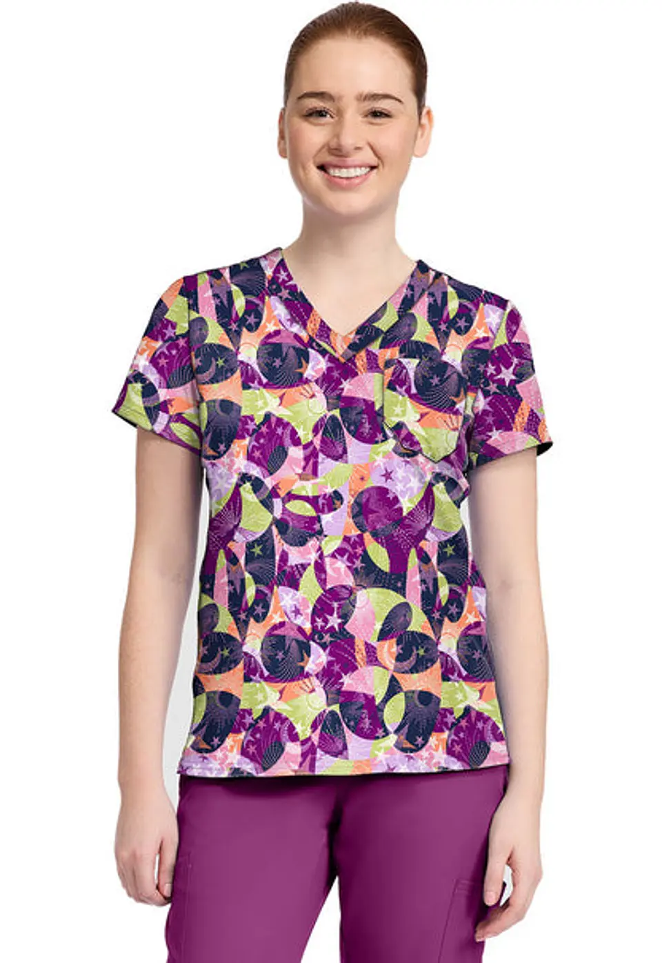 Pechera Clínica Mujer Estampada MedCouture 1