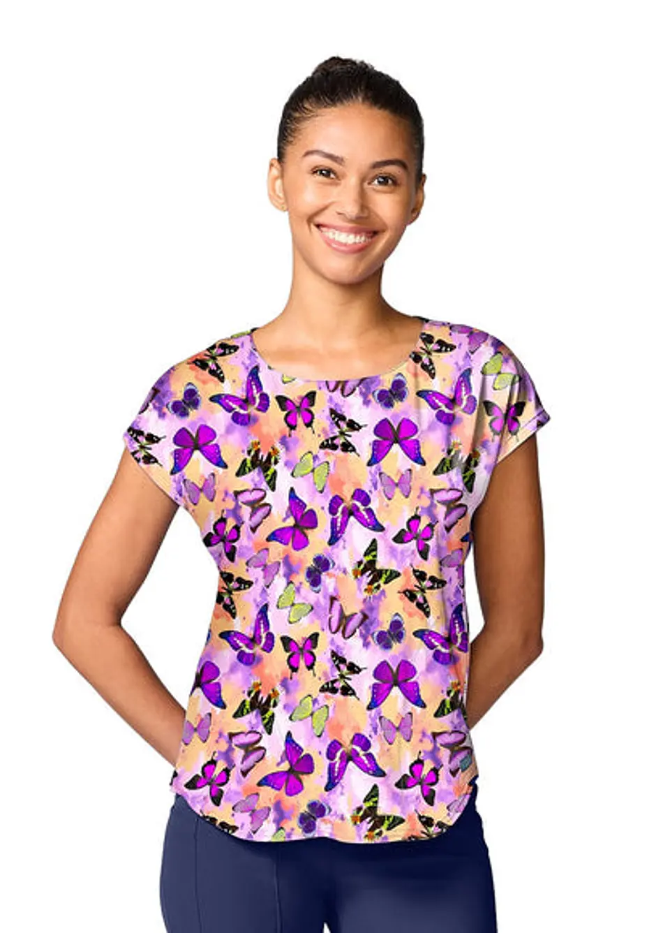 Pechera Clínica Mujer Estampada MedCouture 1