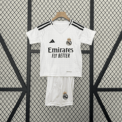 Kit Infantil Principal do Real Madrid 24/25