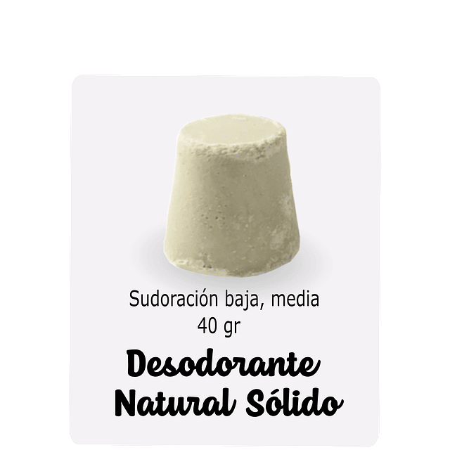 DESODORANTE NATURAL sólido