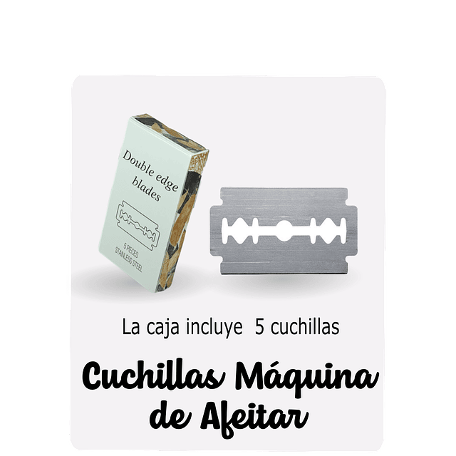 CUCHILLAS MÁQUINA DE AFEITAR 