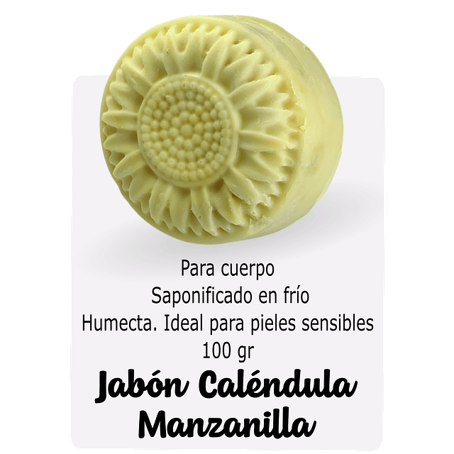 JABÓN CALÉNDULA MANZANILLA 