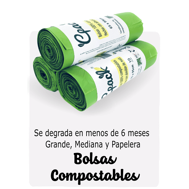 BOLSAS GRANDES compostables