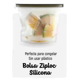 BOLSA ZIPLOCK DE SILICONA