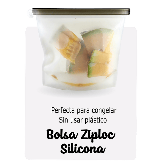 BOLSA ZIPLOCK DE SILICONA