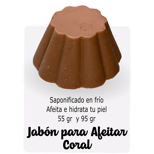 JABÓN PARA AFEITAR coral