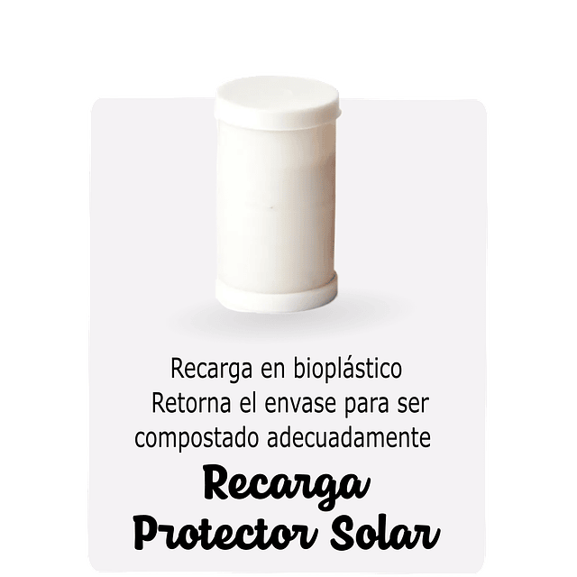 RECARGA PROTECTOR SOLAR NATURAL 