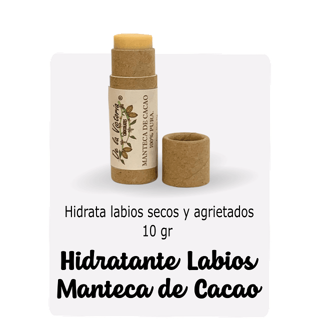 HIDRATANTE DE LABIOS manteca de cacao