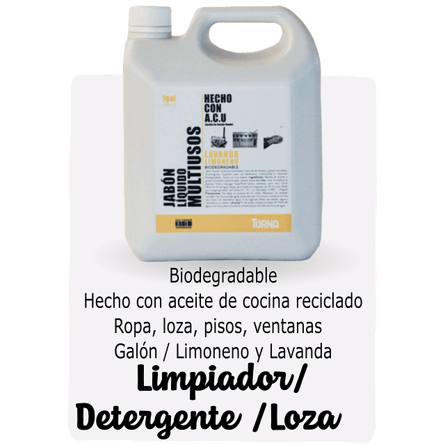 Limpiador Detergente / Loza / Superficies 