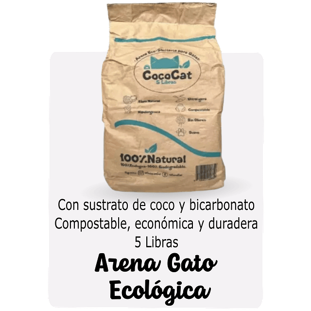 Arena de Gato Ecológica