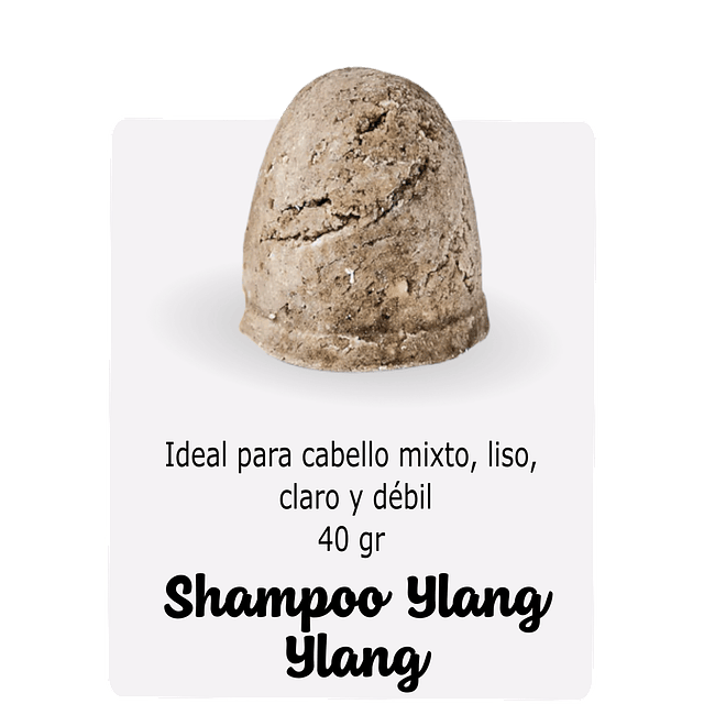 SHAMPOO DE YLANG YLANG 40gr