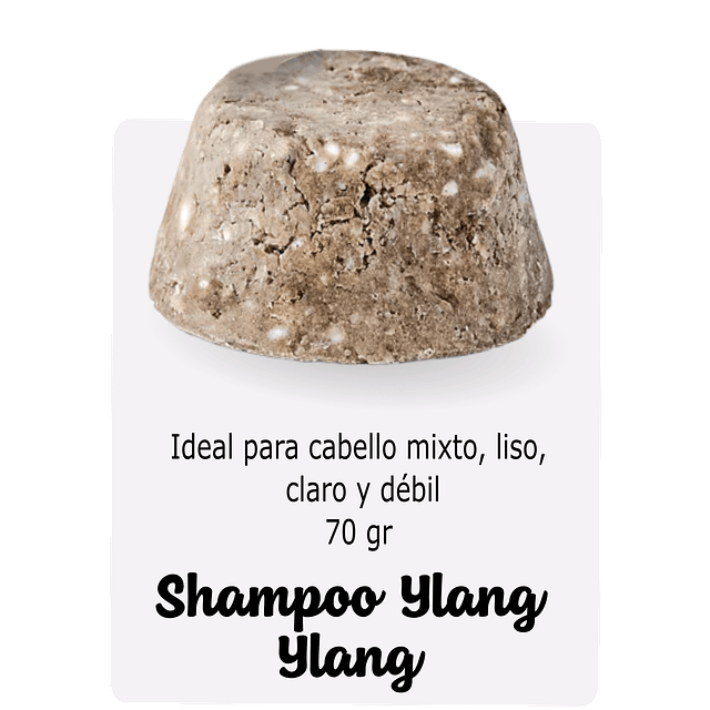 SHAMPOO DE YLANG YLANG 70gr