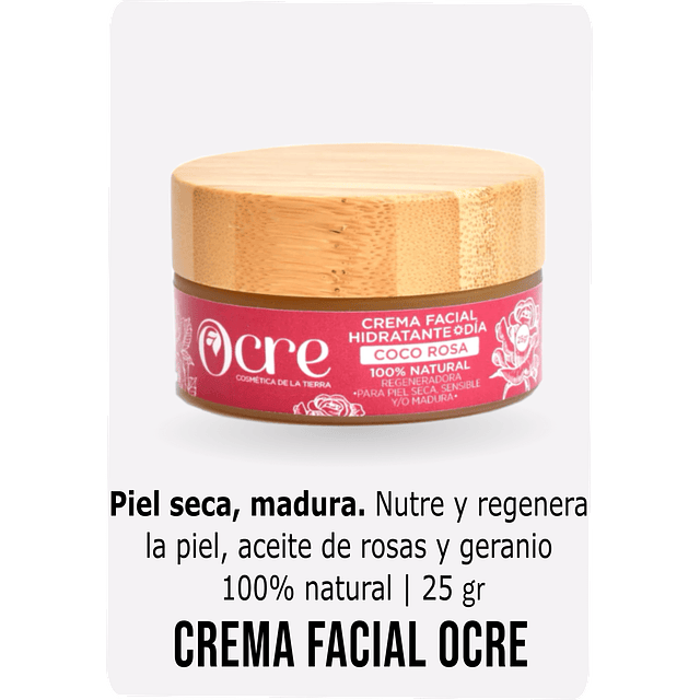 CREMA FACIAL Coco y rosa 