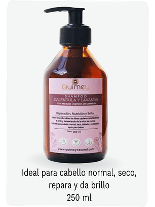 Shampoo líquido caléndula y lavanda 