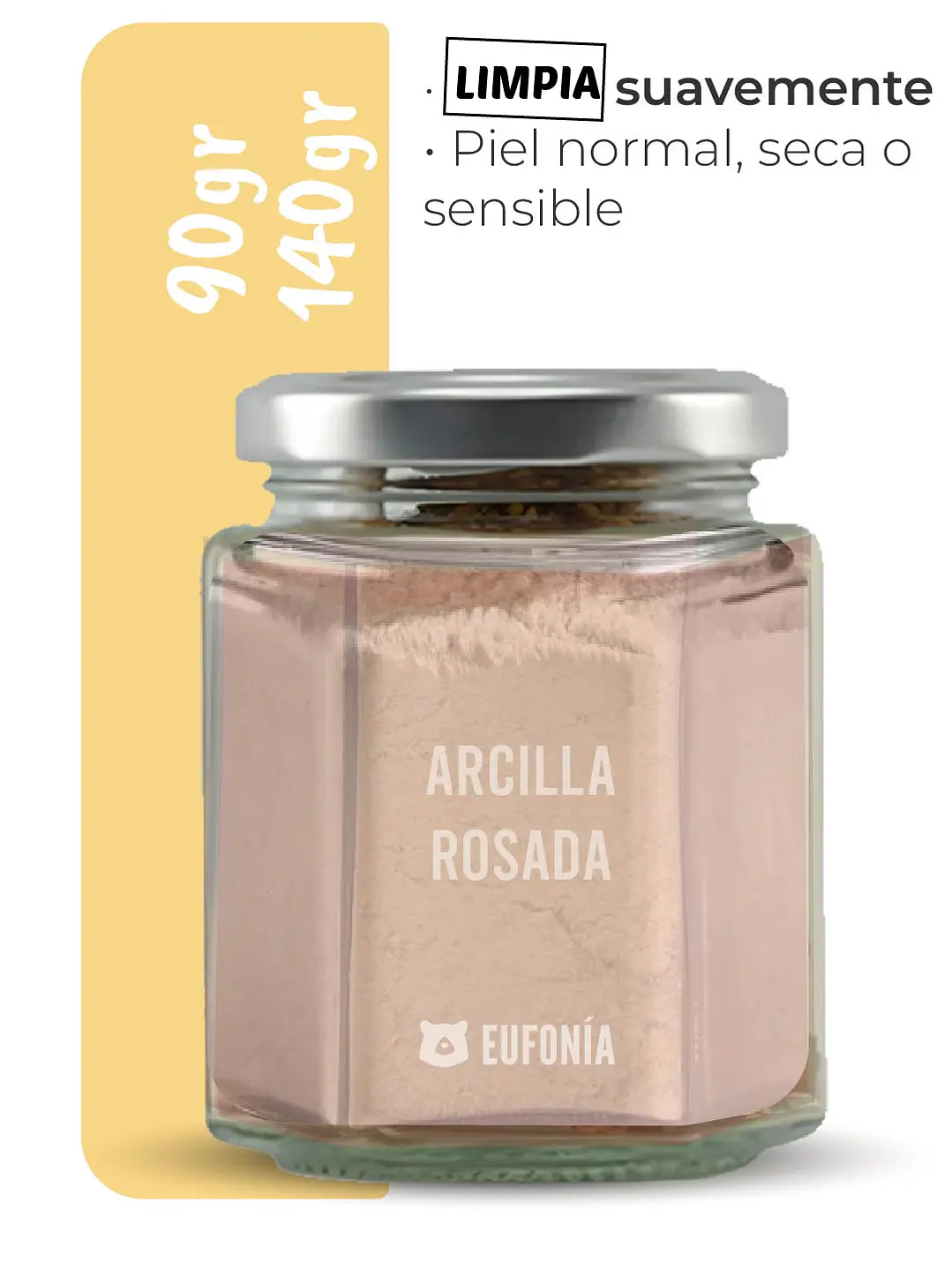 Arcilla rosada - mascarilla  1