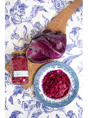 Chucrut repolllo morado agroecológico 