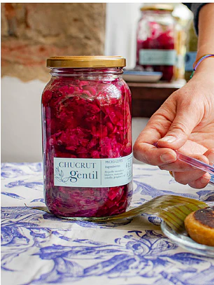 Chucrut repolllo morado agroecológico 