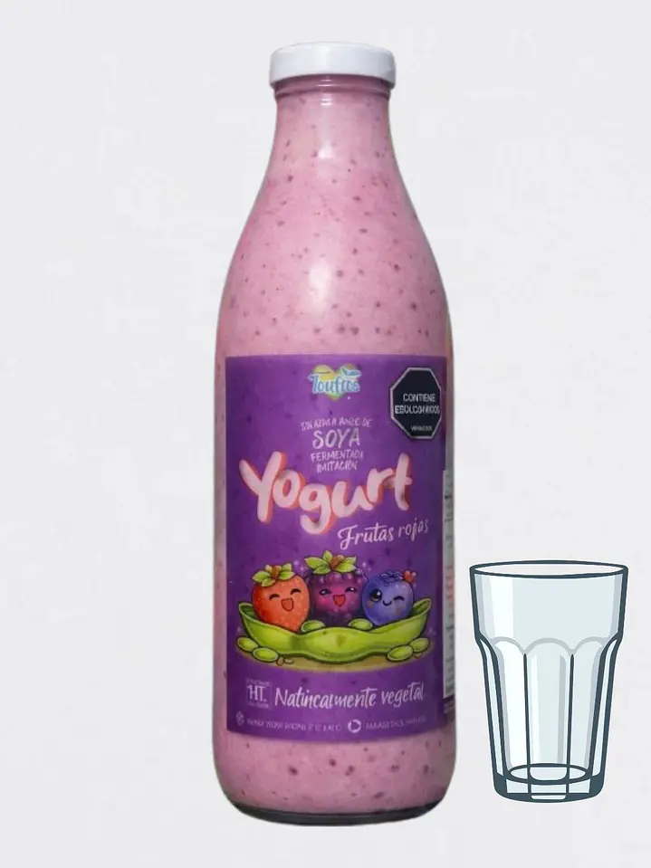 Yogurt soya Frutos Rojos  1