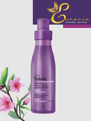 Spalsh mora y flor de durazno