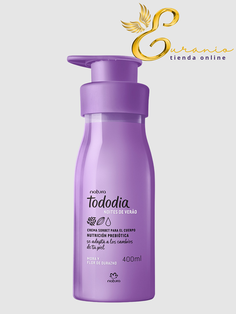 Crema para el cuerpo mora y flor de durazno 1