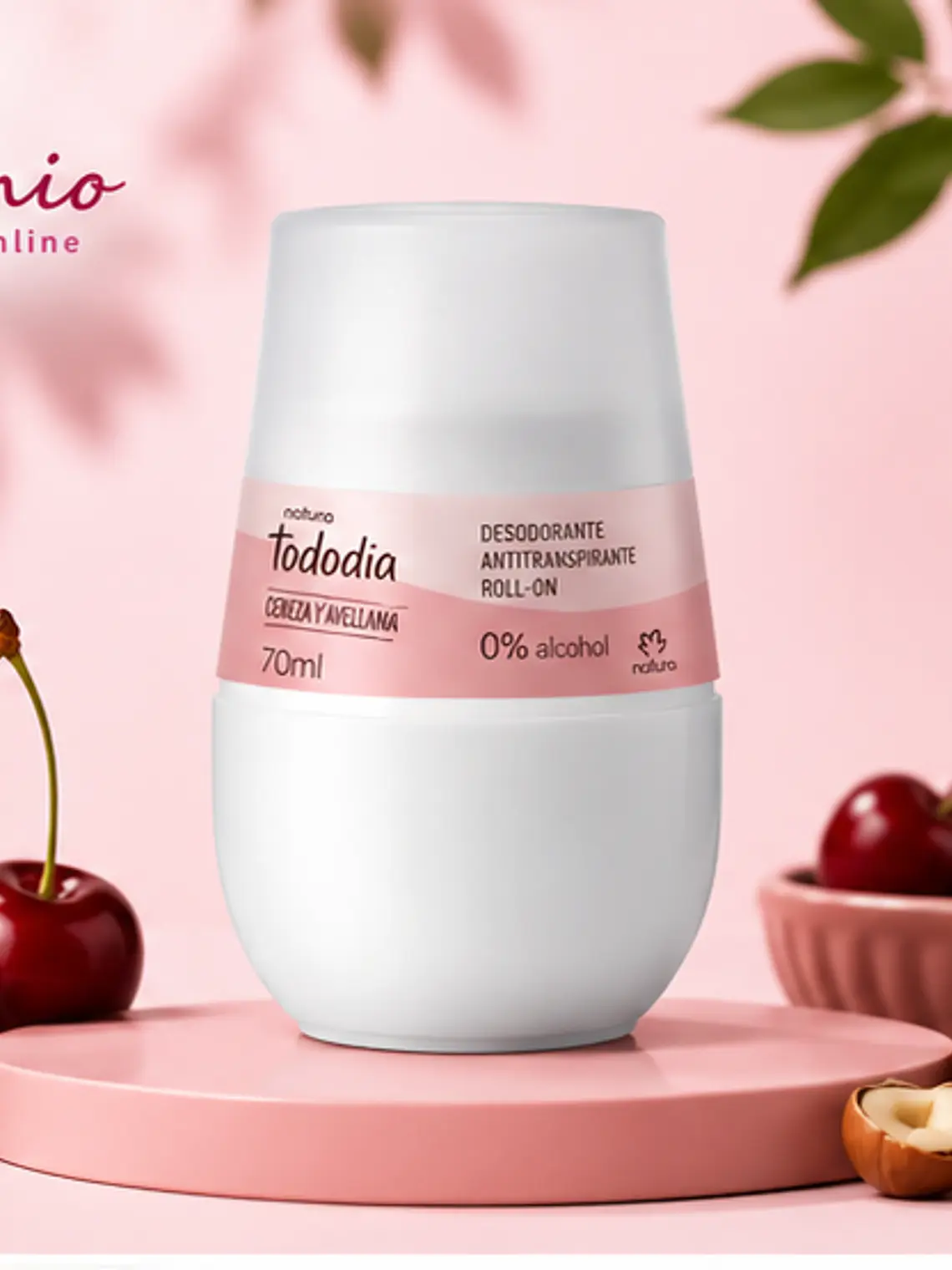 Desodorante Roll-on Tododia Cereza y Avellana 70 ml 2