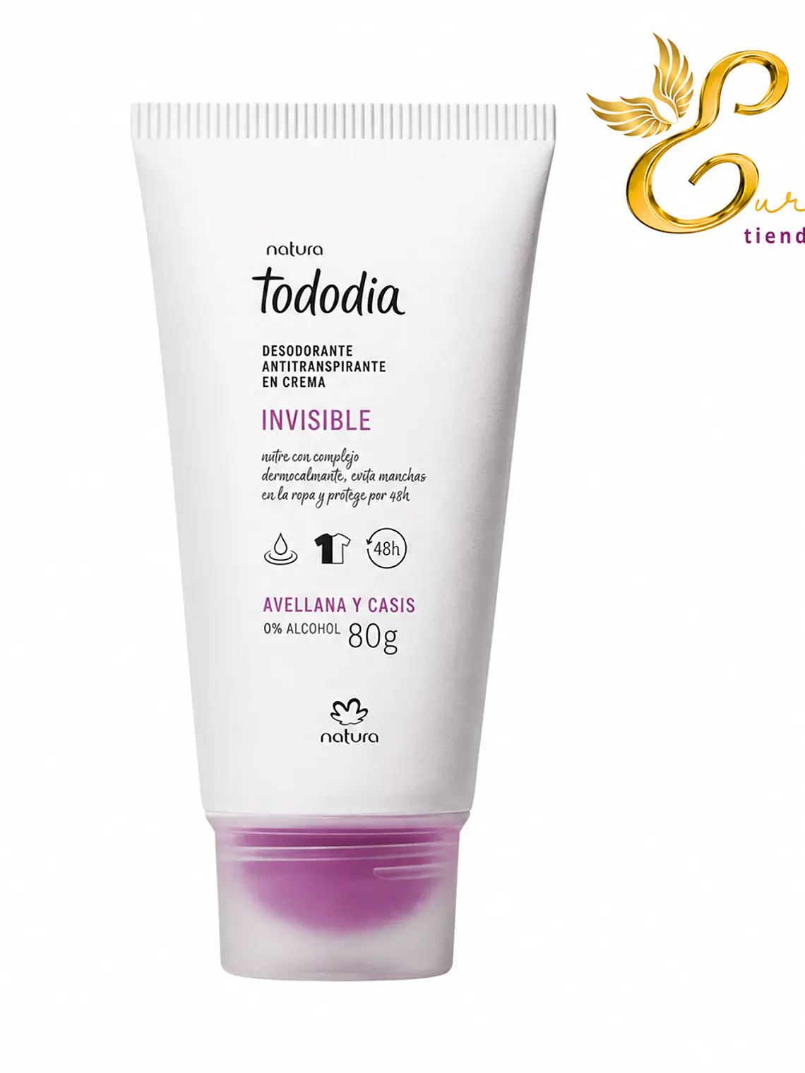Desodorante antitranspirante avellana y casis 80 g  1