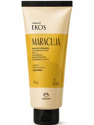 Crema Hidratante para Manos Ekos Castaña 75 g