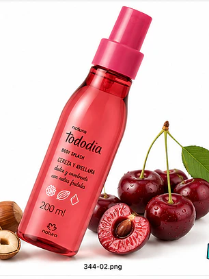 Body Splash Cereza y Avellana 200 ml
