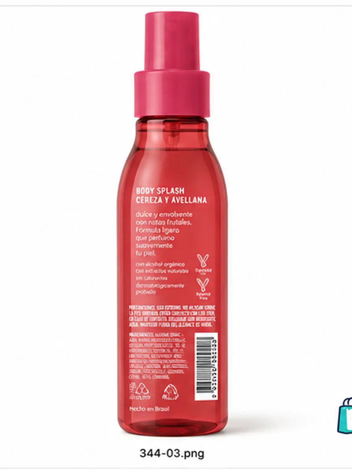 Body Splash Cereza y Avellana 200 ml 2