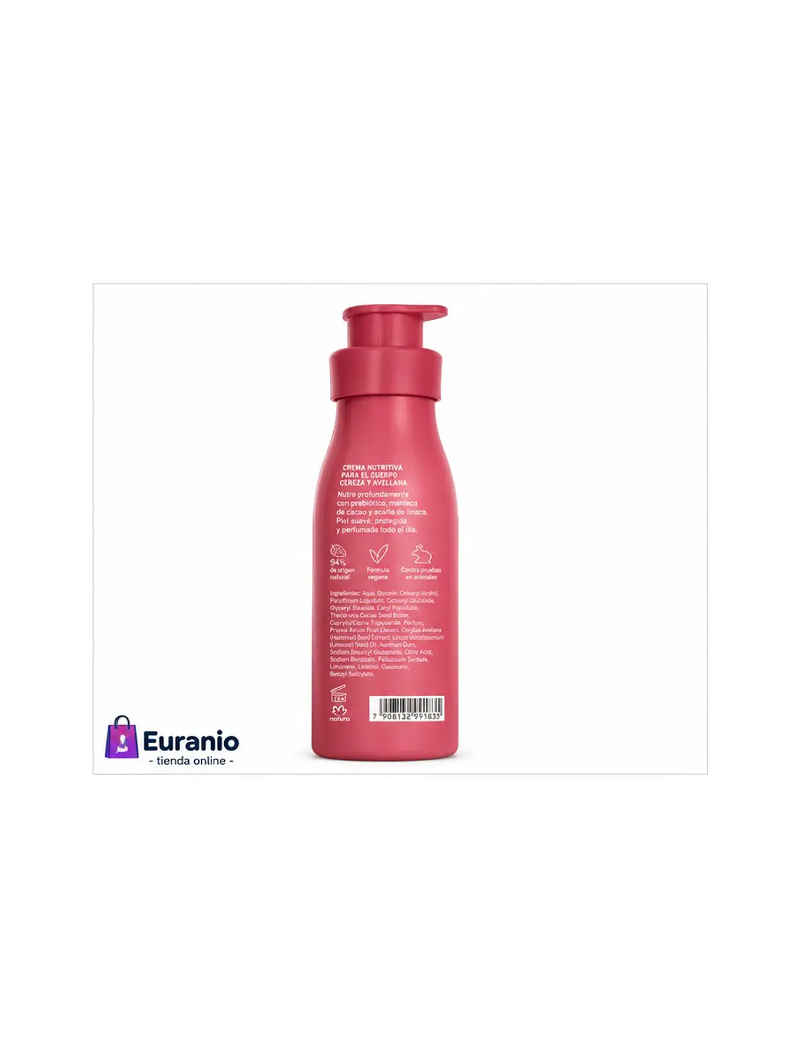 Crema para el cuerpo Cereza y Avellana 2