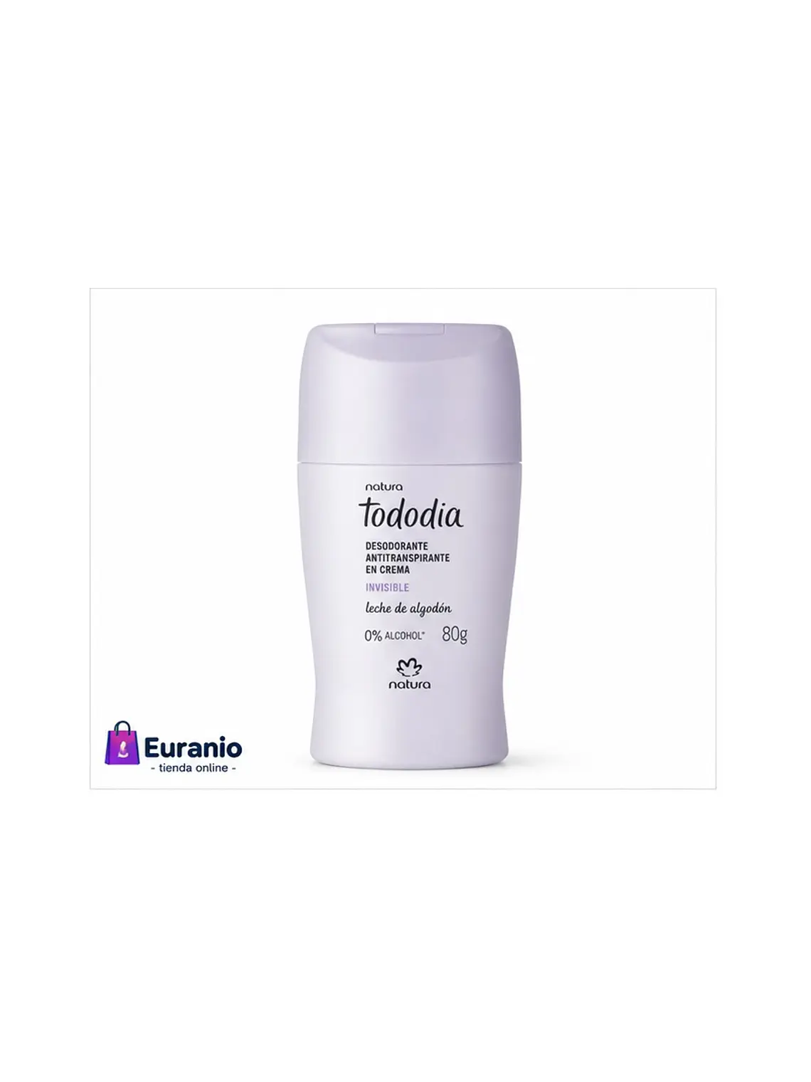 Desodorante antitranspirante leche de algodón 80 g 1