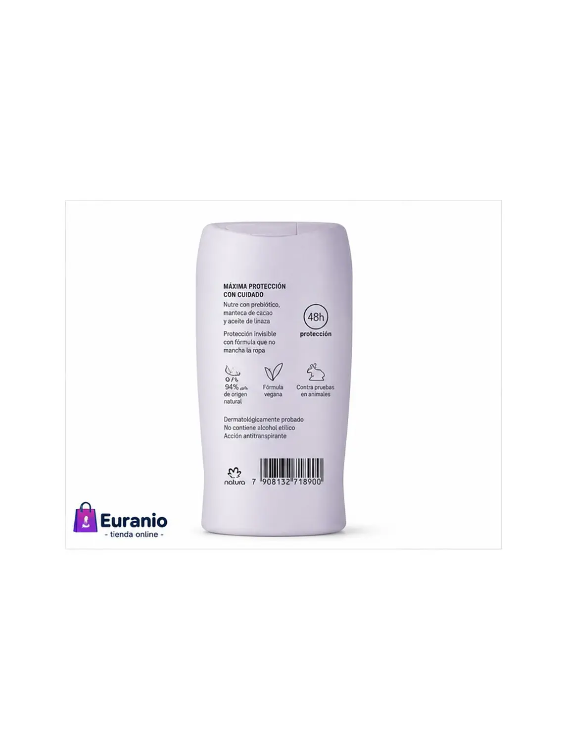 Desodorante antitranspirante leche de algodón 80 g 2
