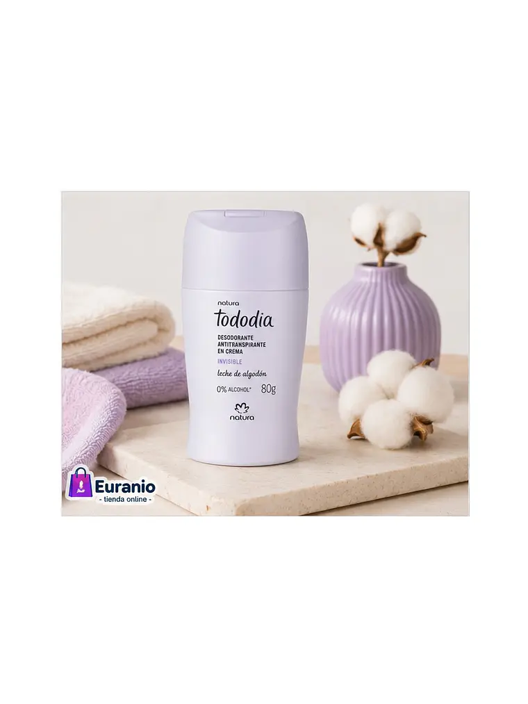 Desodorante antitranspirante leche de algodón 80 g 4