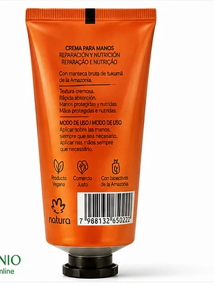 Crema para manos Ekos Tukumã 40 g