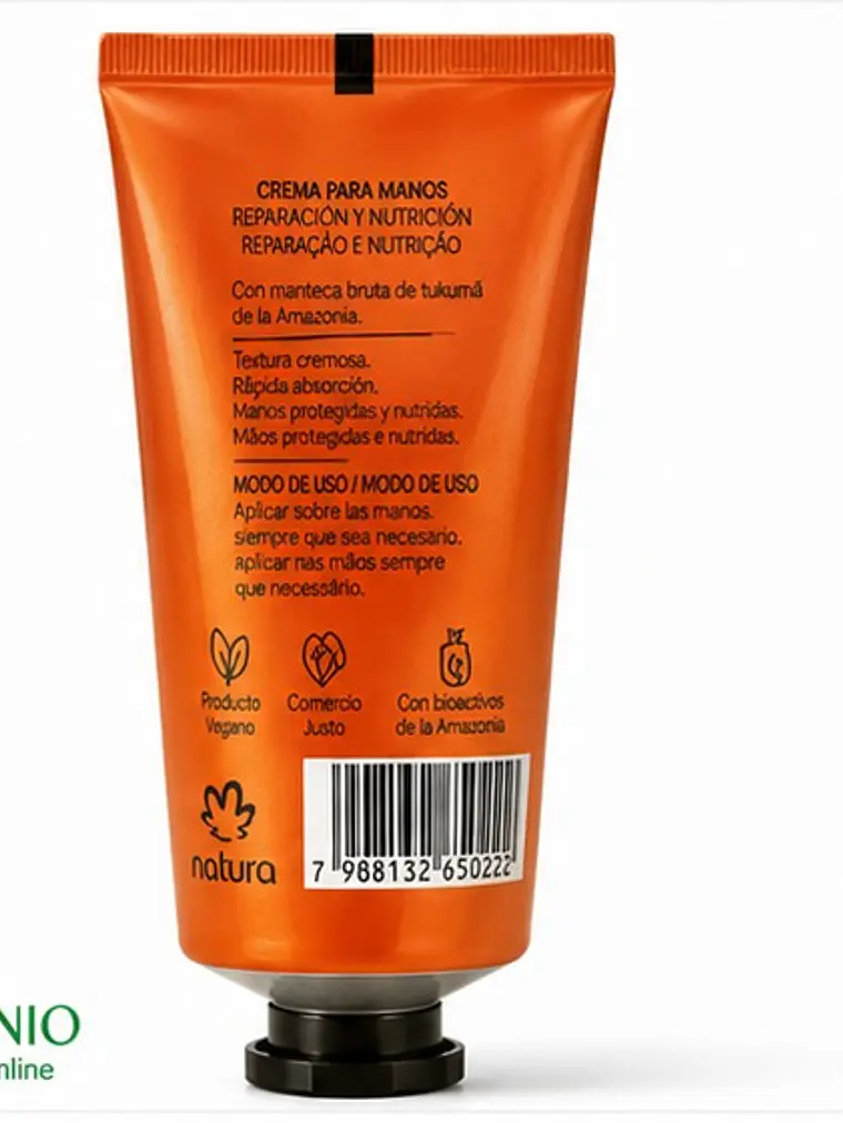Crema para manos Ekos Tukumã 40 g 2