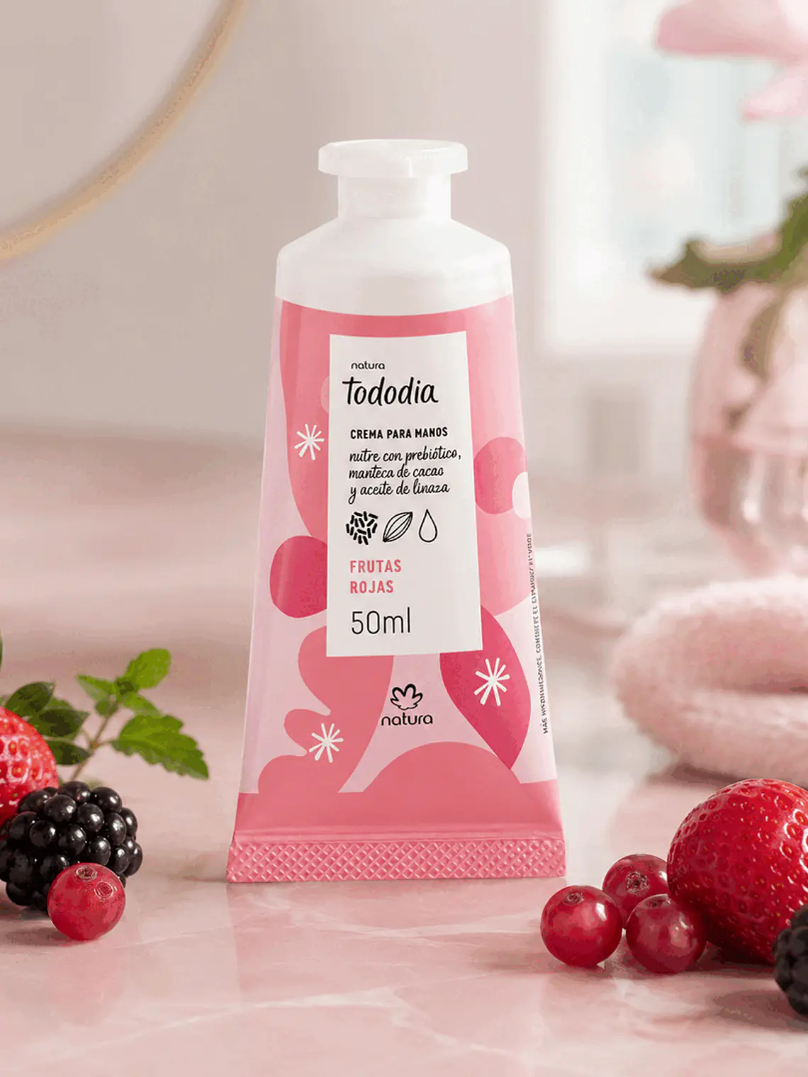 Crema para Manos Tododia Frutas Rojas 50 ml 4